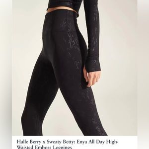 Sweaty Betty x Halle Berry - Enya All Day Embossed High Waisted Legging